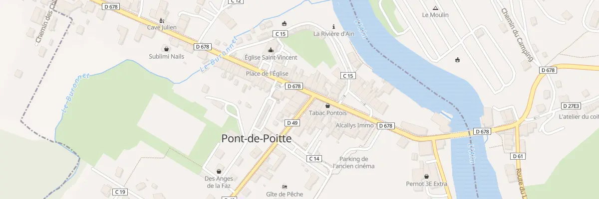 Plan du 2 Rte d’Orgelet à Pont-de-Poitte