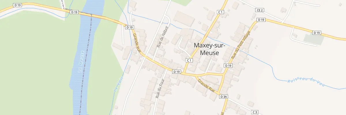 Plan du 17 Gr Grande Rue à Maxey-sur-Meuse