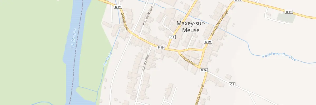 Plan du 18 Gr Grande Rue à Maxey-sur-Meuse