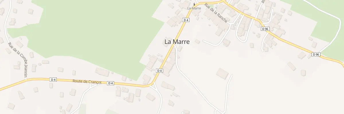 Plan du 7 Rte de Crançot à La Marre