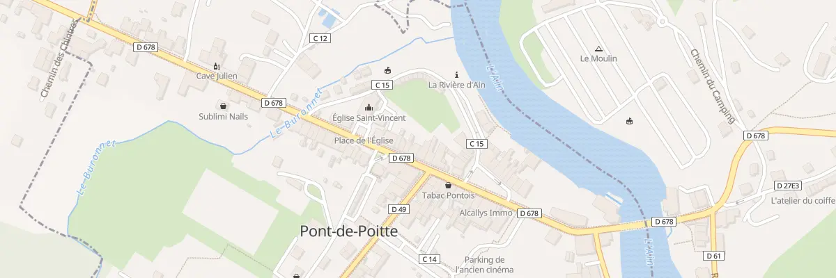 Plan du 42 Grande Rue à Pont-de-Poitte