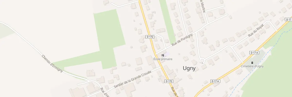 Plan du 12A Rue de Fontigny à Ugny