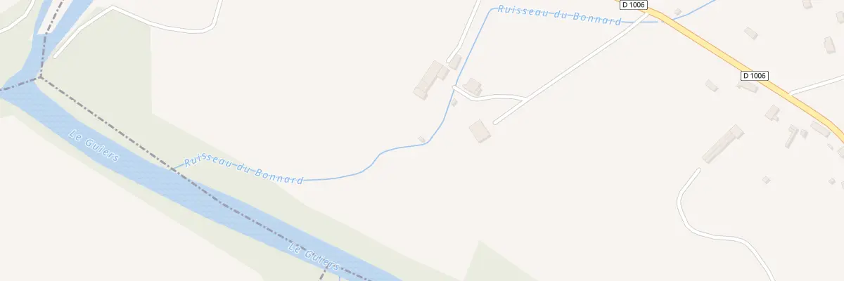 Plan du 1010 Rte des Échelles à Domessin