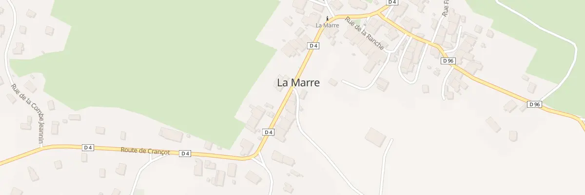 Plan du 5 Rte de Crançot à La Marre