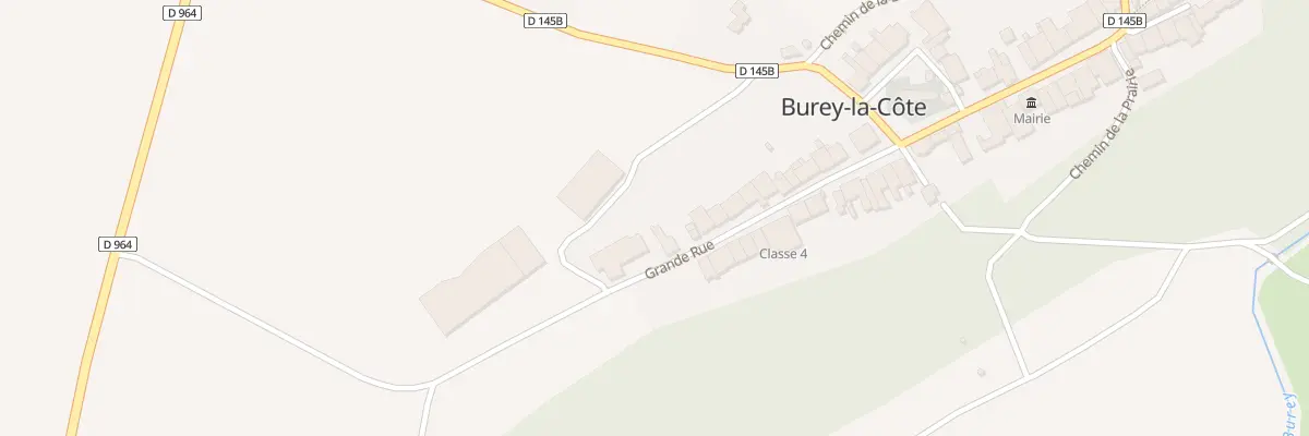 Plan du 3 Gr La Grande Rue à Burey-la-Côte