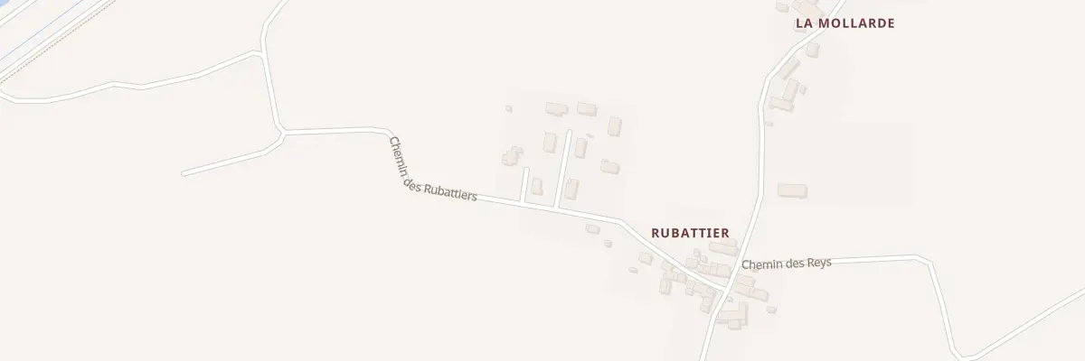 Plan du 188 Che des Rubattiers à La Balme