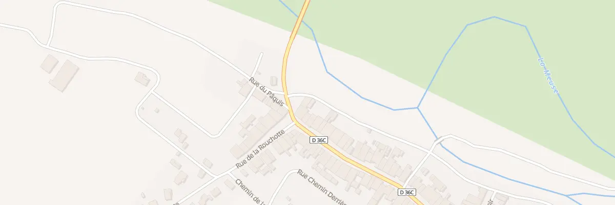 Plan du 2 Rue du Paquis à Troussey