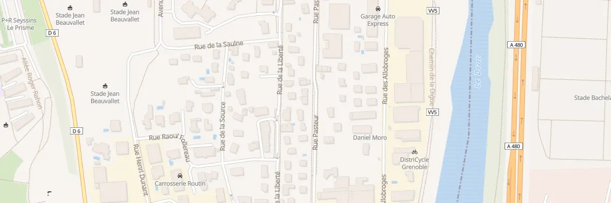Plan du 88 Rue Pasteur à Seyssins