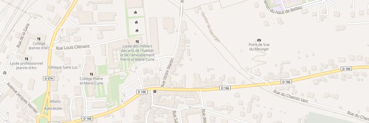 Plan du 14 Rue Victor Martin à Neufchâteau