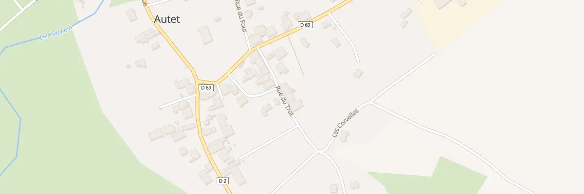 Plan du 7 Rue du Trot à Autet