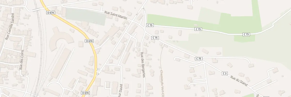 Plan du 284 Rue des Bergeries à Neufchâteau