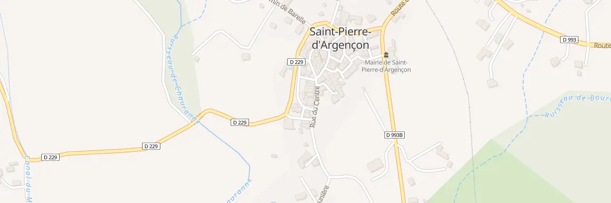 Plan du 5059 Le Village à Saint-Pierre-d’Argençon