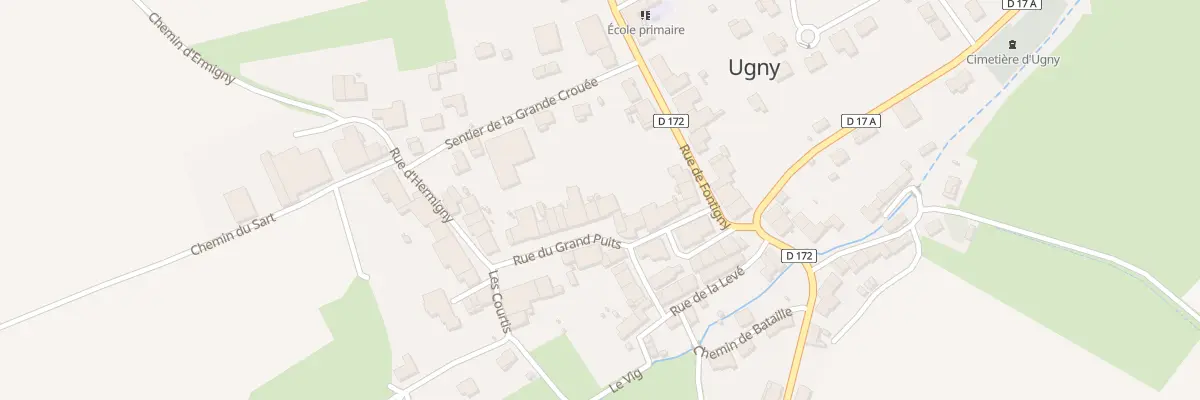 Plan du 5 Rue du Grand Puits à Ugny