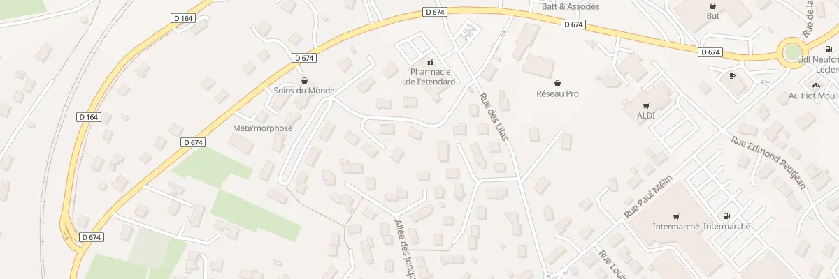 Plan du 85 Rue de l’Egalité à Neufchâteau