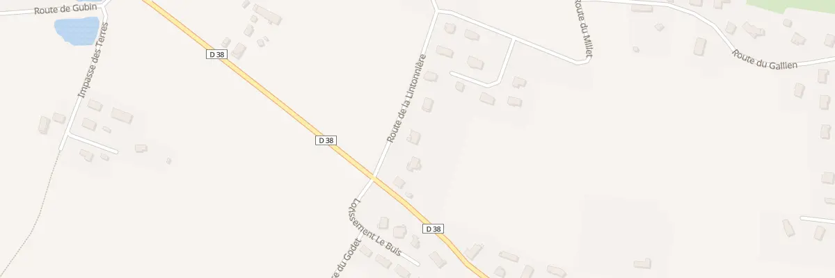 Plan du 60 Rte de la Lintonnière à Domessin