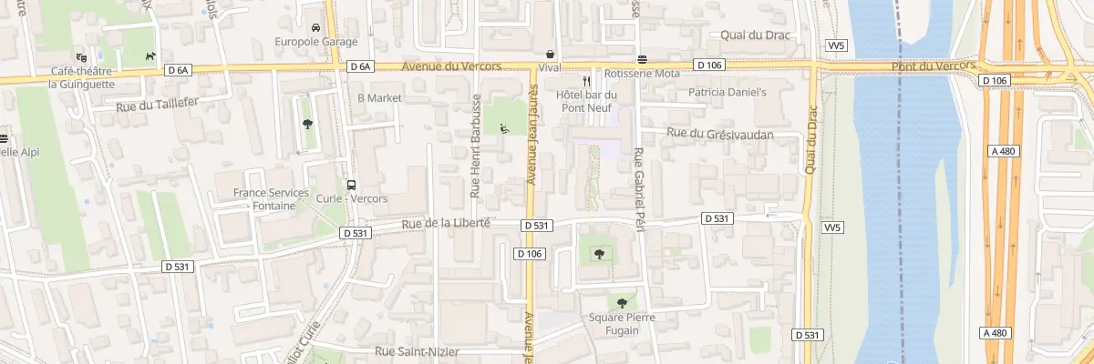 Plan du 46 Av Jean Jaurès à Fontaine