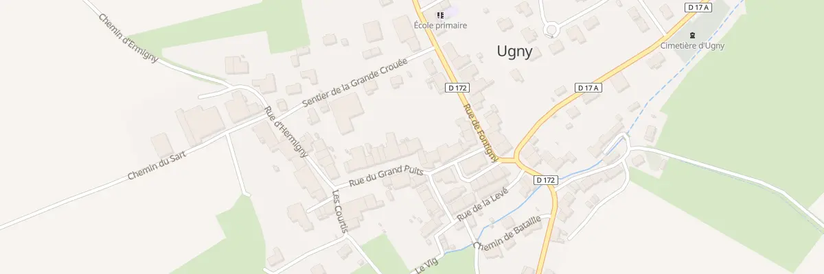 Plan du 5 Rue du Grand Puits à Ugny