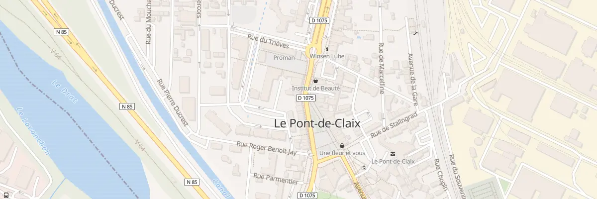 Plan du 21 Pl du 8 Mai 1945 au Pont-de-Claix