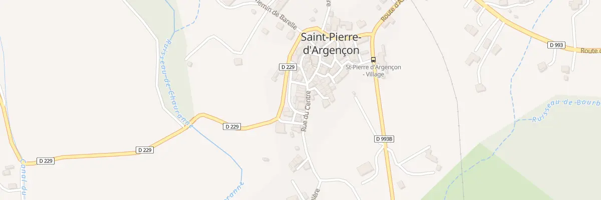 Plan du 5061 Le Village à Saint-Pierre-d’Argençon