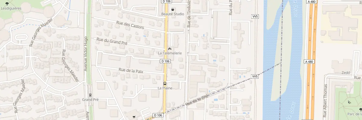 Plan du 132 Rue de l’Industrie à Seyssinet-Pariset