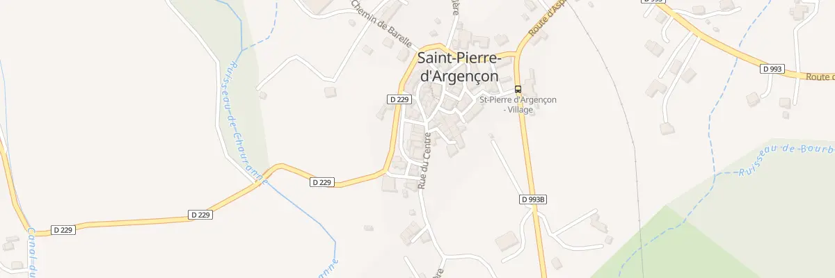 Plan du 5062 Le Village à Saint-Pierre-d’Argençon