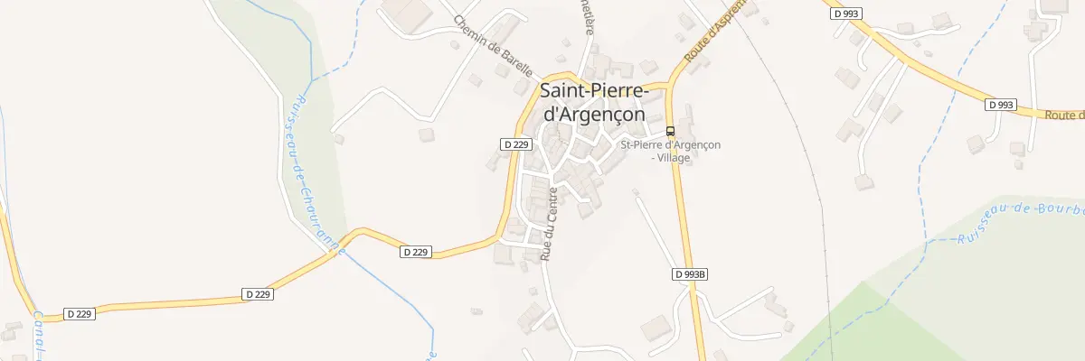 Plan du 11 Rue du Centre à Saint-Pierre-d’Argençon
