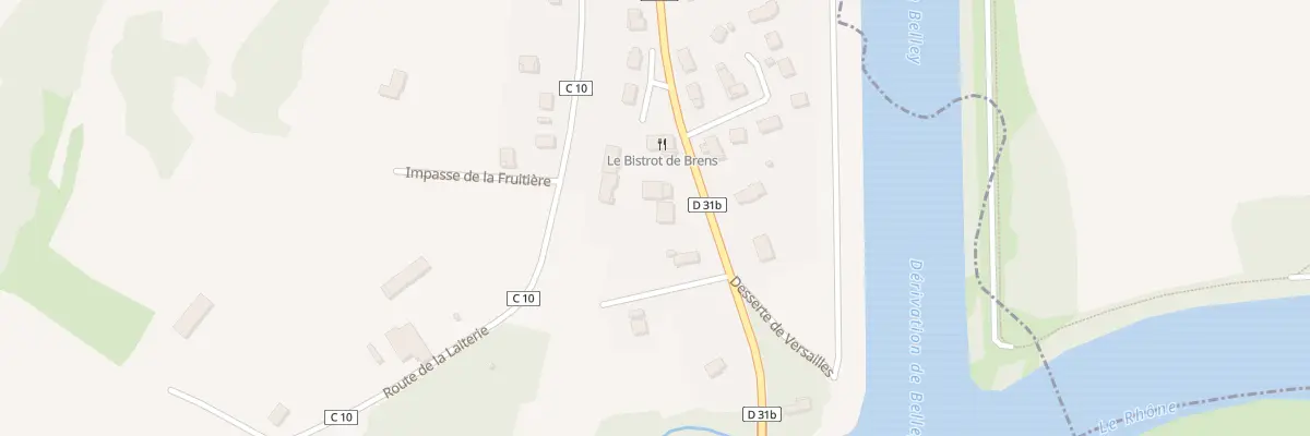 Plan du 260 Rte de Peyrieu à Brens