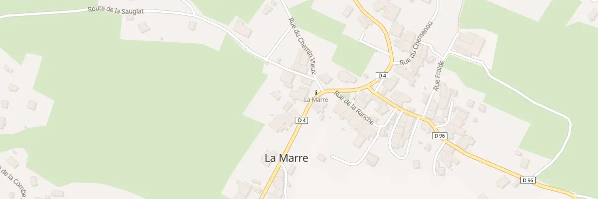 Plan du 2 Rte de Crançot à La Marre