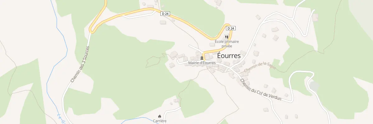 Plan du 11 Rle de l’Église à Éourres
