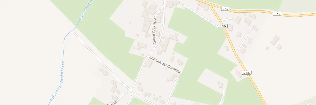 Plan du 13 Rue Basse à Sornay