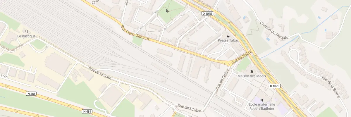 Plan du 11 Rue Pierre Sémard à Saint-Martin-le-Vinoux