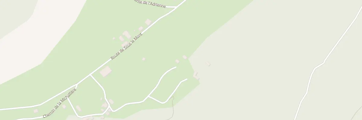 Plan du 125 Che du Sertaix à Voissant
