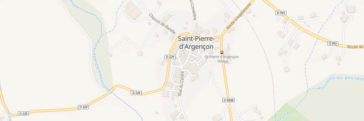 Plan du 6 Rue Font-Fleurie à Saint-Pierre-d’Argençon