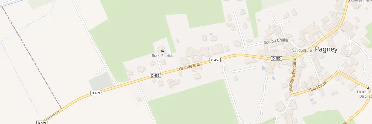 Plan du 56 Grande Rue à Pagney