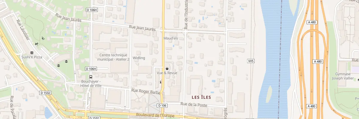 Plan du 50 Rue de l’Industrie à Seyssinet-Pariset