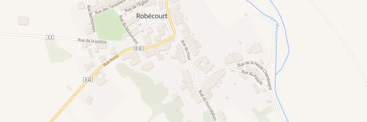 Plan du 8 Rue du Four à Robécourt