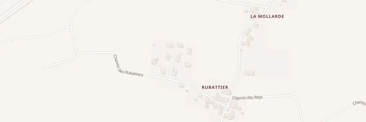 Plan du 150 Che des Rubattiers à La Balme