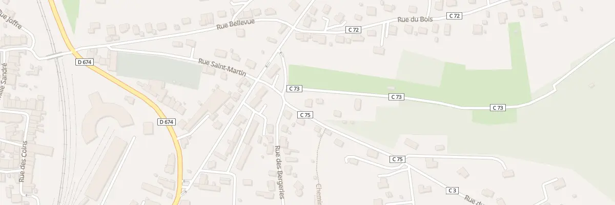 Plan du 1 Rue du Stand à Neufchâteau