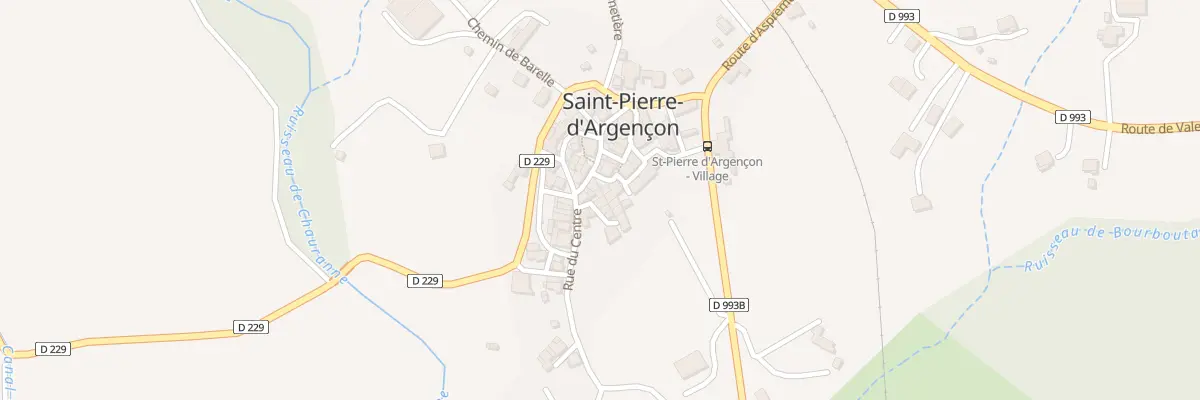 Plan du 5112 Le Village à Saint-Pierre-d’Argençon