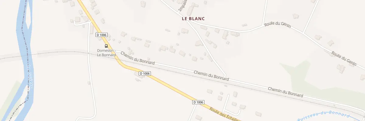 Plan du 205 Che du Bonnard à Domessin