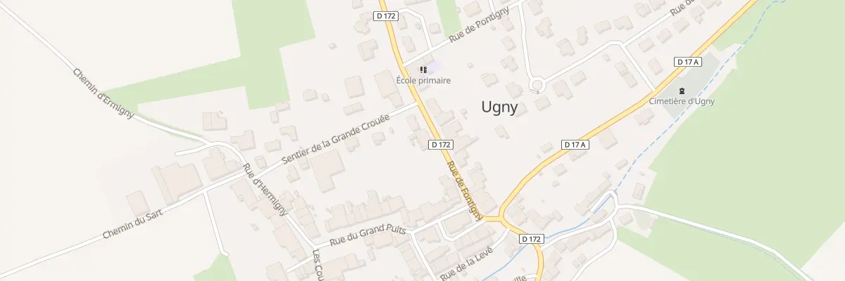 Plan du 10 Rue de Fontigny à Ugny
