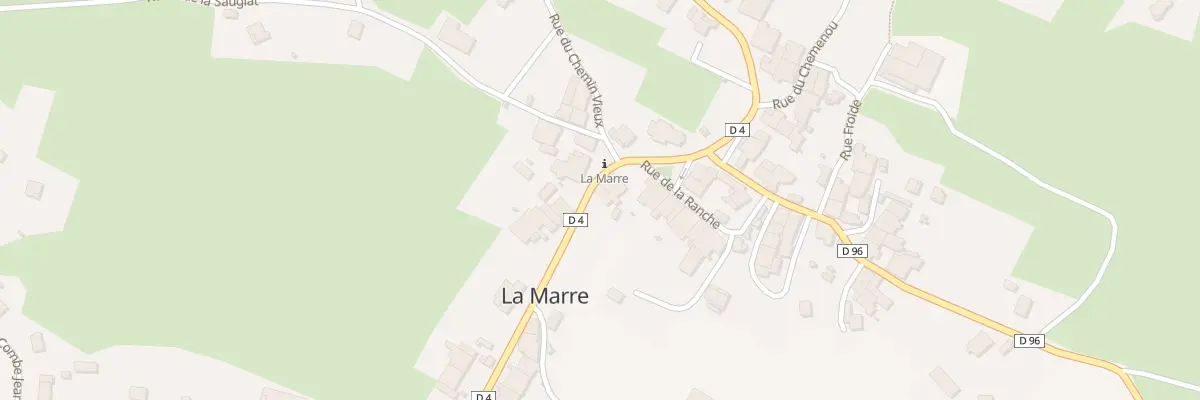 Plan du 3 Rte de Crancot à Sermange