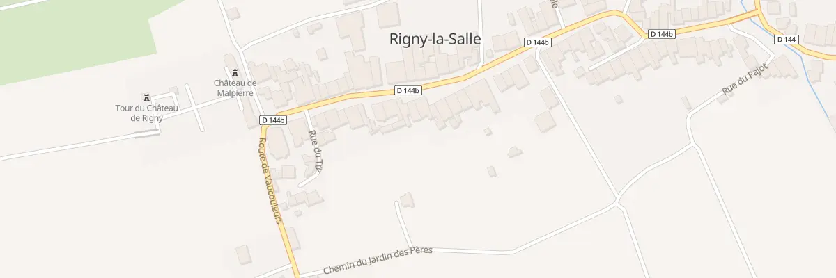 Plan du 16 Gr Grande Rue à Rigny-la-Salle