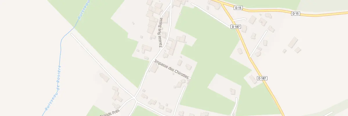 Plan du 11 Rue Basse à Sornay