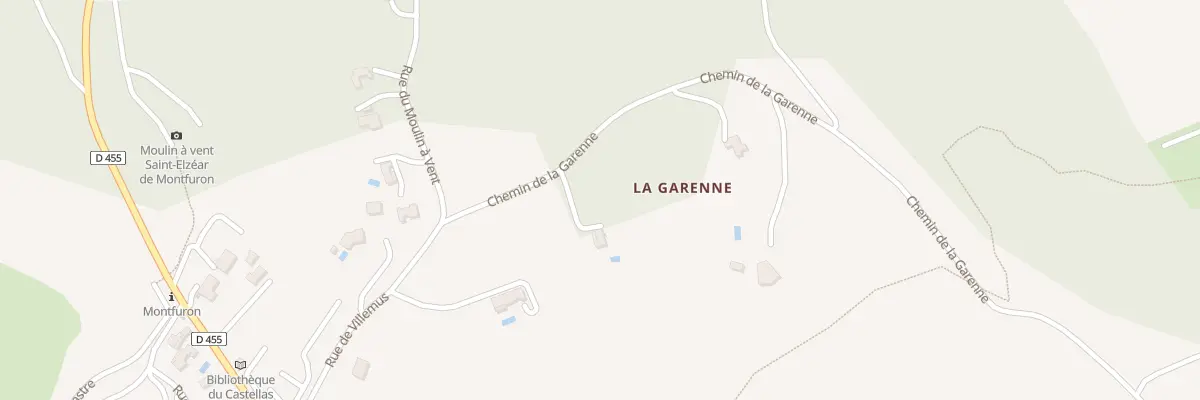 Plan du 7016 La Garenne à Montfuron
