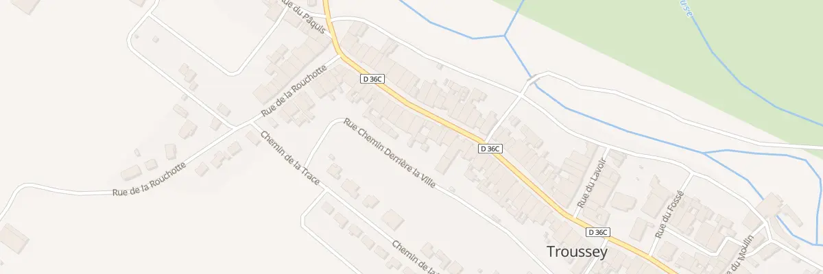 Plan du 33 Gr La Grande Rue à Troussey