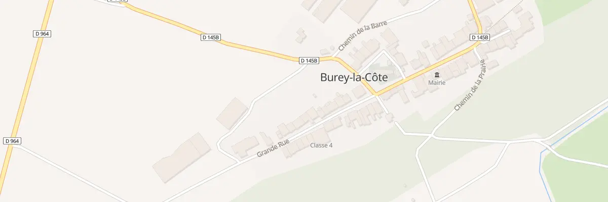 Plan du 11 Gr La Grande Rue à Burey-la-Côte
