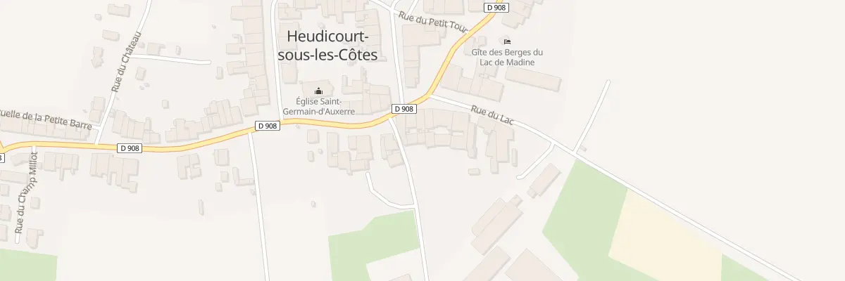 Plan du 19 Rue Charles de Gaulle à Heudicourt-sous-les-Côtes