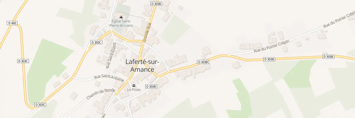Plan du 8 Rue des Philippeaux à Laferté-sur-Amance