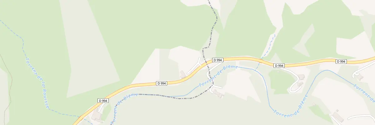 Plan du 5046 Les Vignes à Montclus